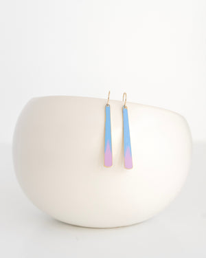Blue to Pink Ombre Brass Bars
