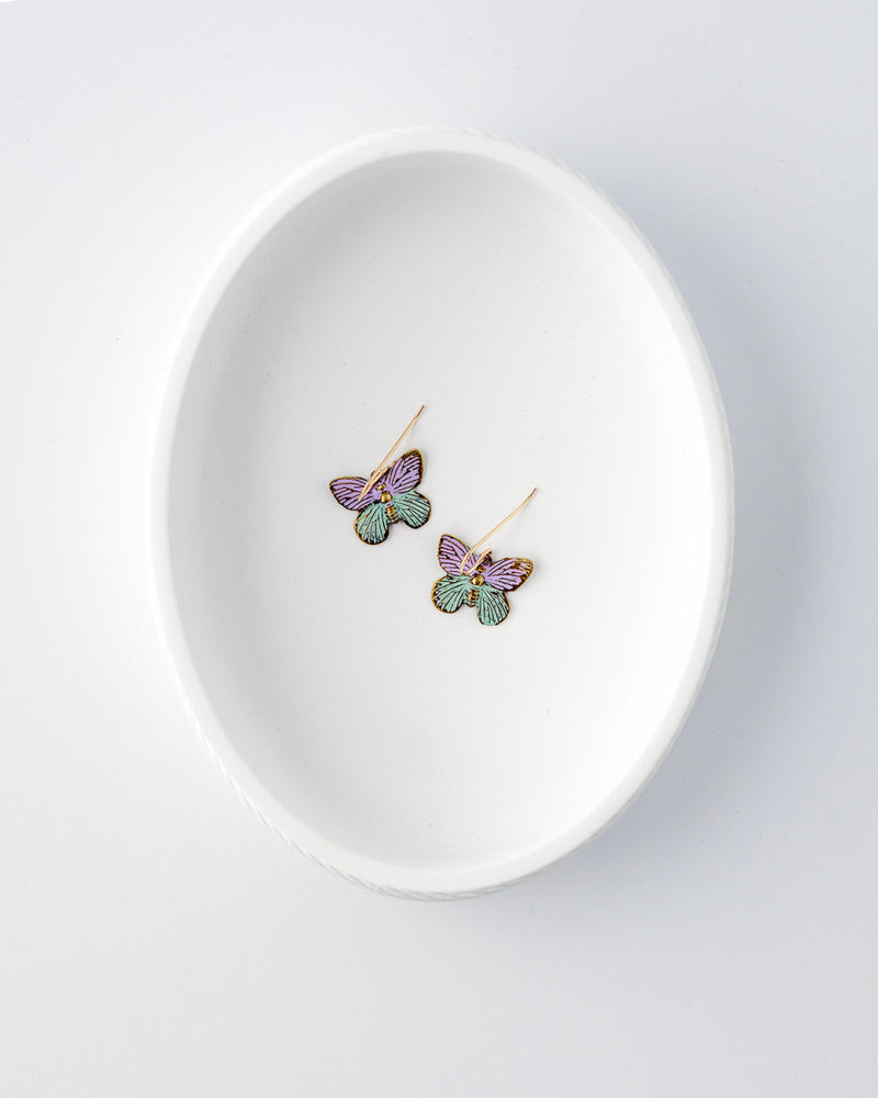 Purple and Mint Green Butterflies