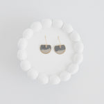 Grey Beige Ombre half circles