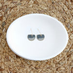 Grey Beige Ombre half circles