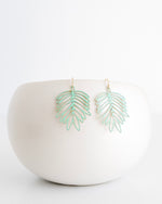Mint Green Monstera Leaves