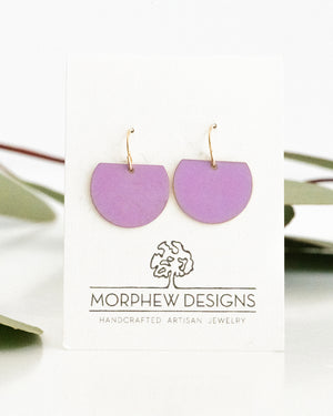 Purple/Pink Half-circles