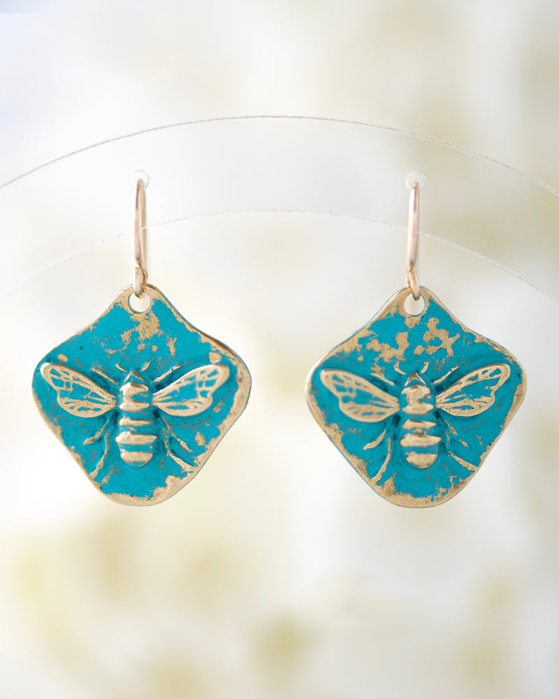 Verdigris Brass Bees